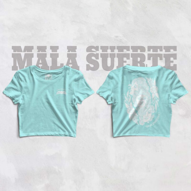 Crop Top Menta Stay Positive