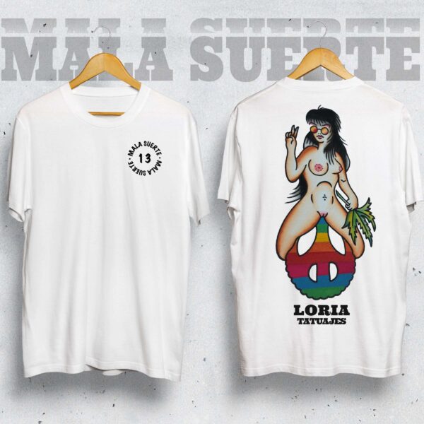 T shirt Hippie 420 Loria Tattoo