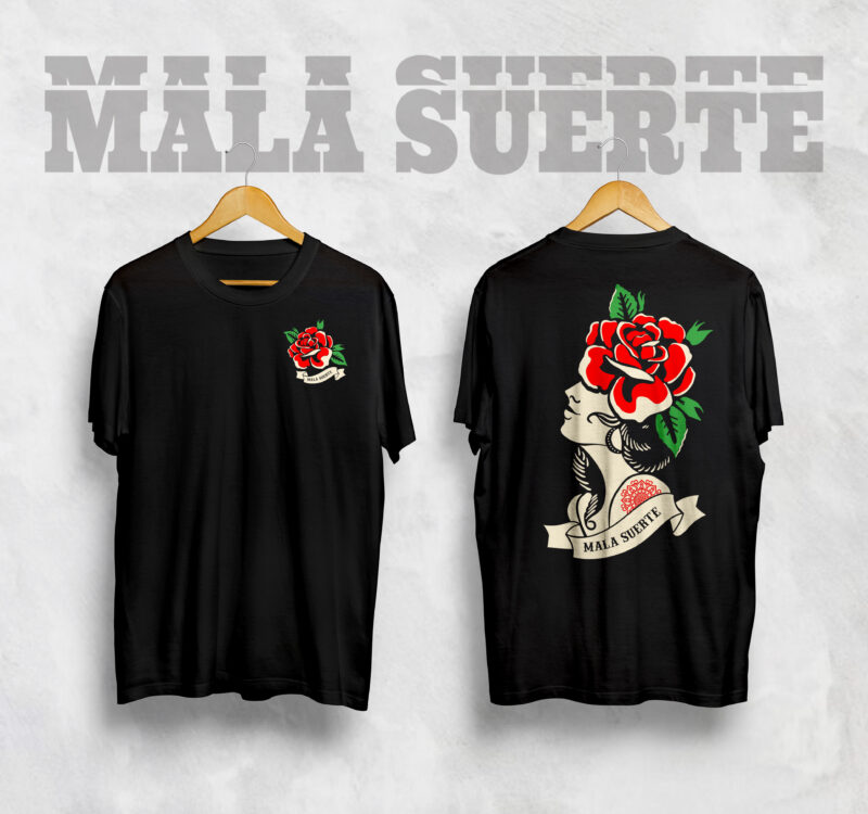 T shirt Rose Girl