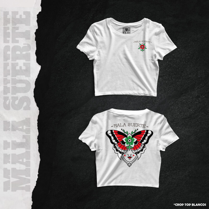 Crop Top Butterfly