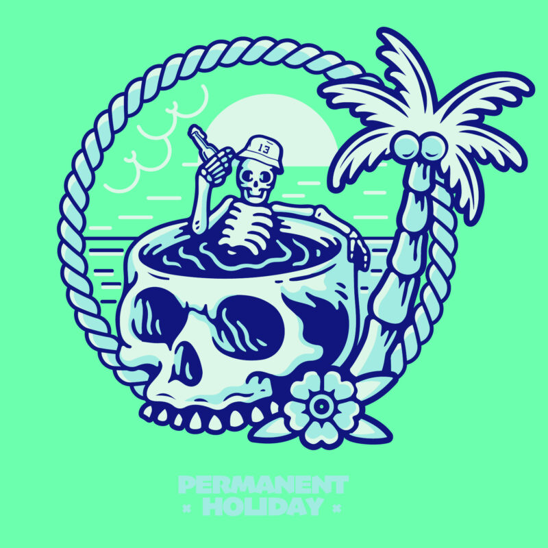 T shirt Permanent Holiday - Imagen 2