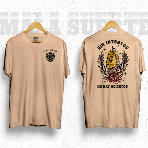 T shirt Sin intentos, no hay aciertos