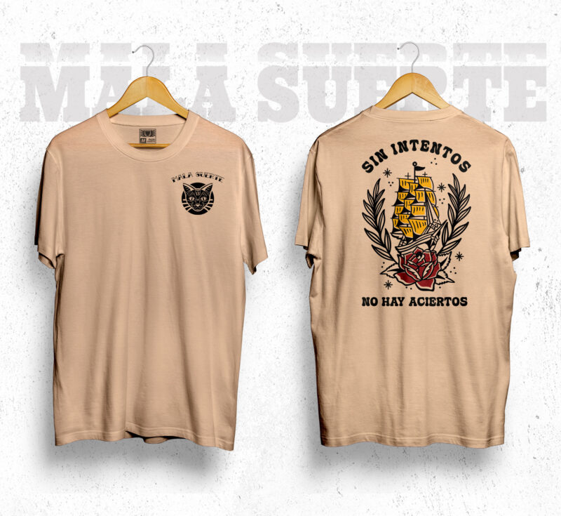 T shirt Sin intentos, no hay aciertos