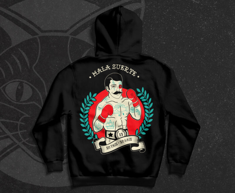 Hoodie Boxeador