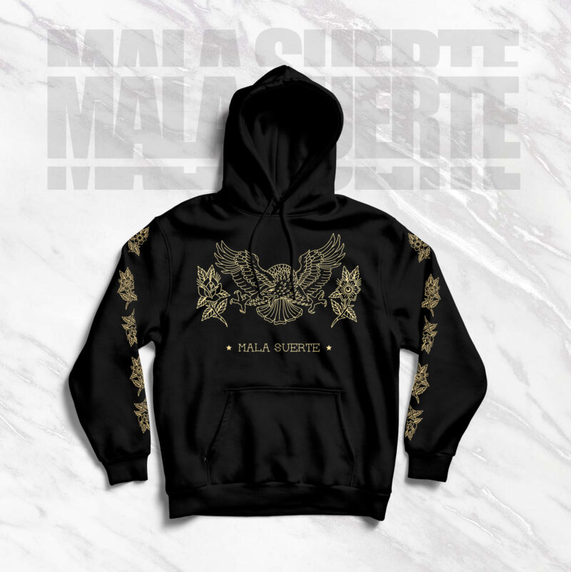 Hoodie Eagle Gold