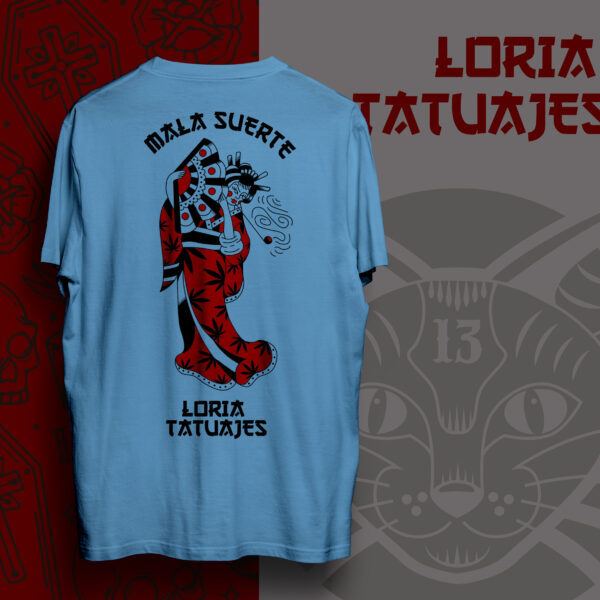 T shirt Geisha Loria Tattoo