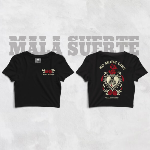 No more lies Crop Top