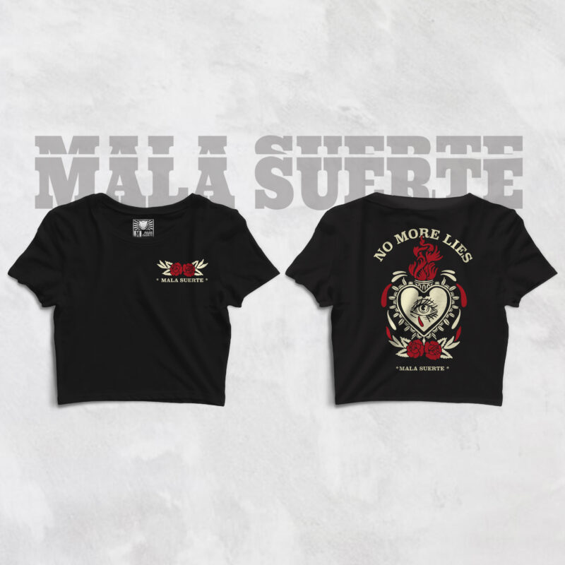 No more lies Crop Top