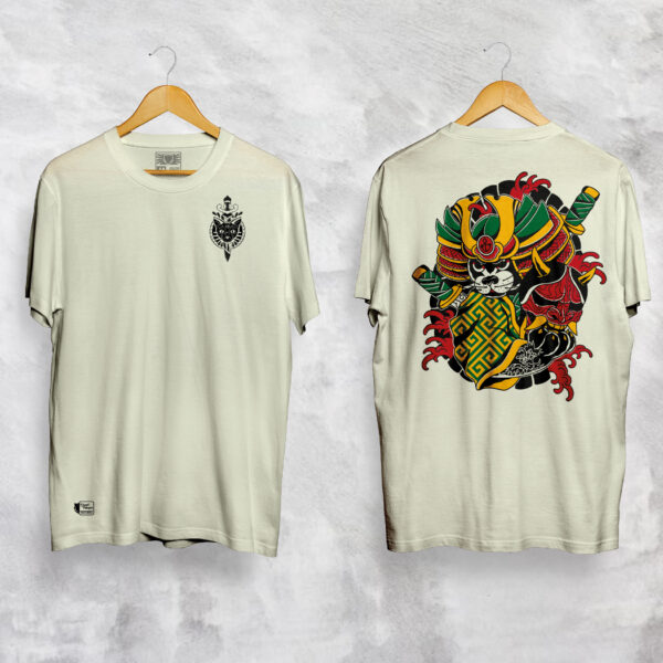 T Shirt Gato Samurai