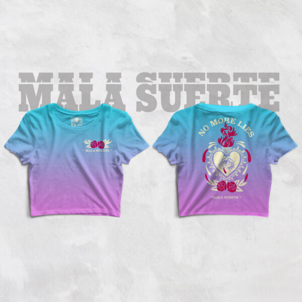 No more lies Crop Top