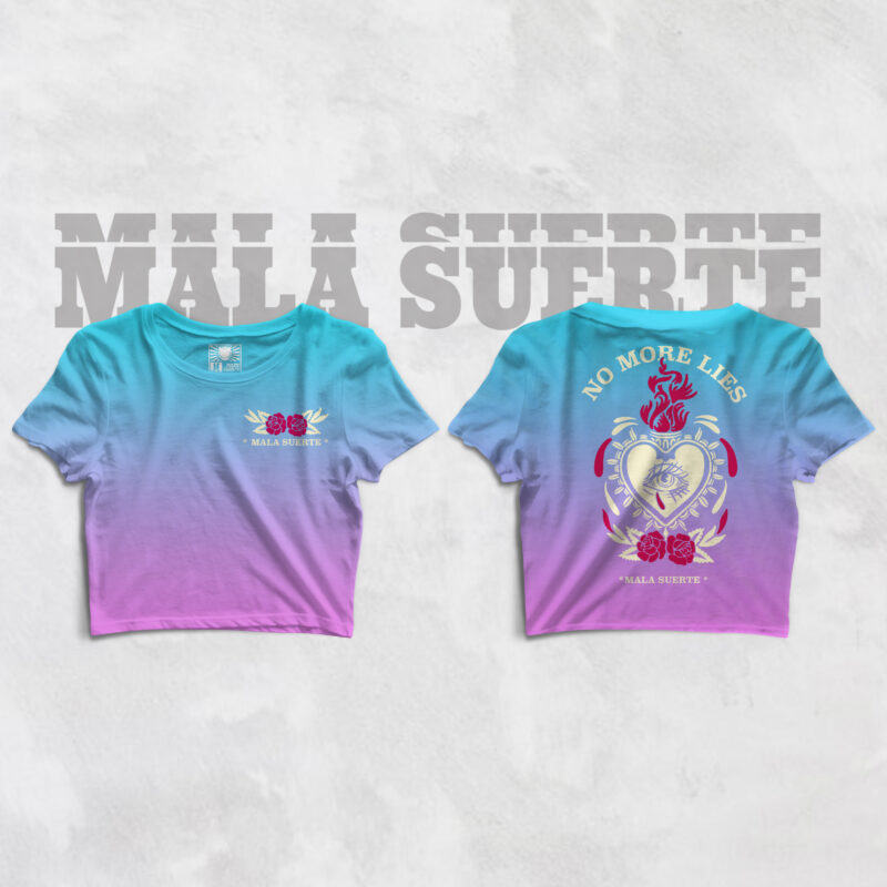 No more lies Crop Top