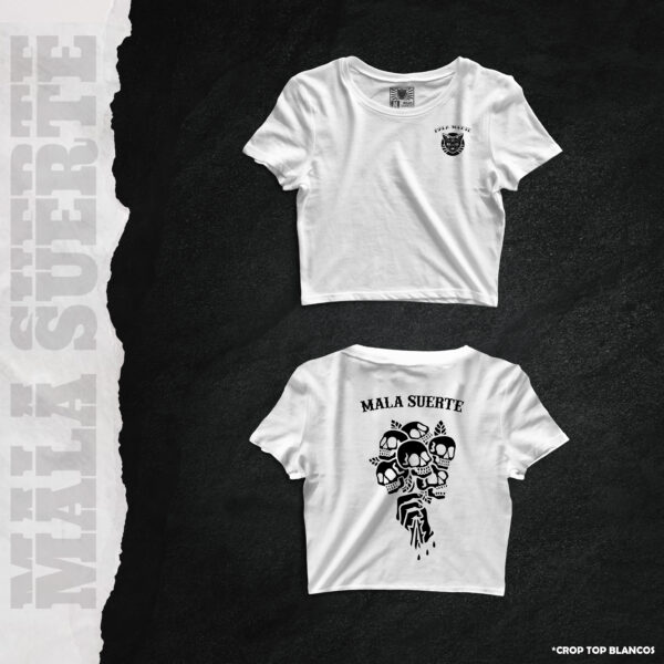 Crop top Skulls