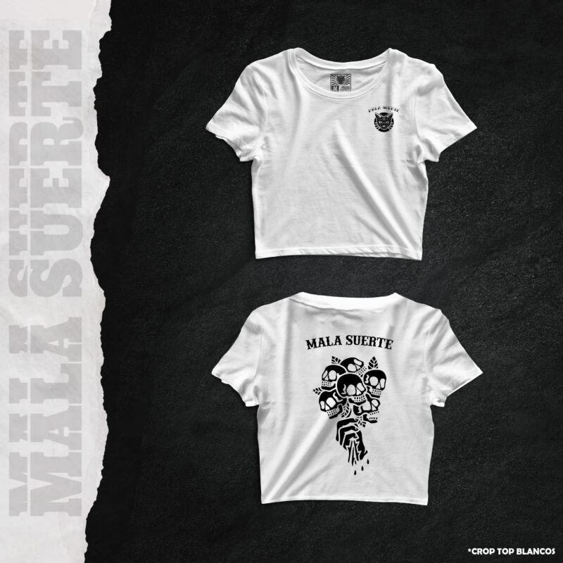 Crop top Skulls