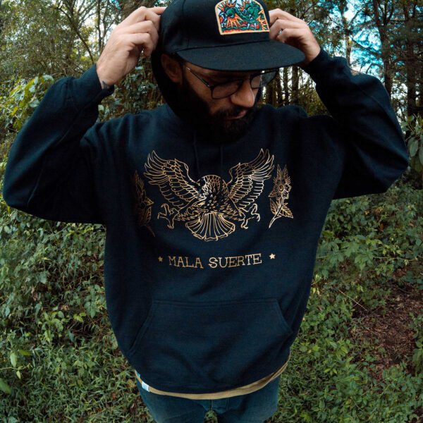 Hoodie Eagle Gold
