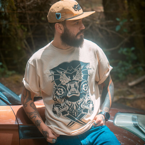 T shirt Tiger Roses